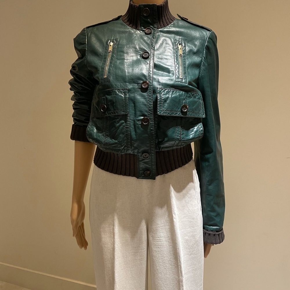 Gucci Madonna  Leather Jacket